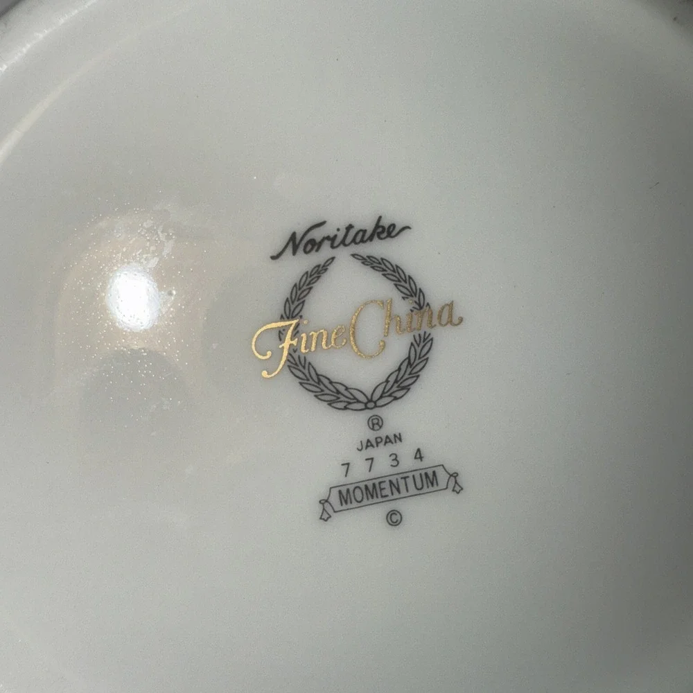 Noritake Fine China Momentum 7734 Teapot with Lid Replacement *READ